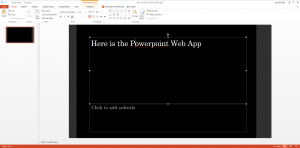 Powerpoint Office Web Aoo